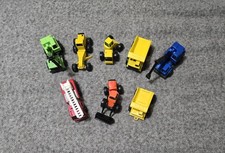 Vintage Lot Of 8 Small Tonka Assorted Vehicle Toys
