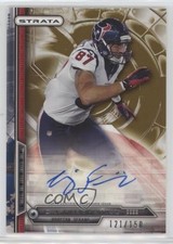 2014 Topps Strata Rookie Auto Bronze 121/150 CJ Fiedorowicz #120 Auto 0s3
