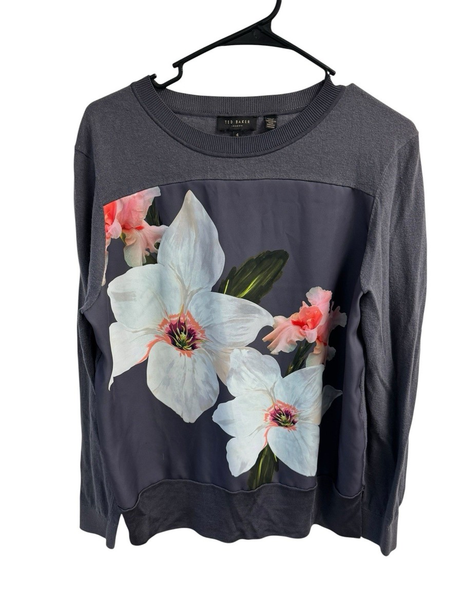Ted Baker Jiosefi Chatsworth Charcoal Pink Floral  View 2