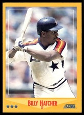 1988 Score Billy Hatcher Houston Astros #505 15533