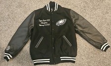 Philadelphia Eagles Super Bowl LIX LTD Edition Bomber Jacket LARGE BMIKE 29/100 