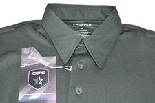 Nwt's Propper Tactical I.C.E. Performance Polo Shirt  L/S Mens M  Dark Green