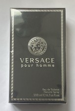 Versace Pour Homme 200ml Men's Eau De Toilette Spray New Sealed Box Dented