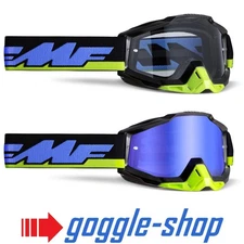 100% FMF Powerbomb Motocross MX Goggles - TALLAGEDA CLEAR / MIRROR LENS