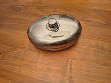 Wärmflasche aus Kupfer verchromt, dicht,