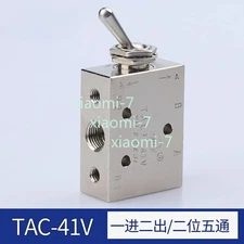 1PC Air Pneumatic 2 Position 5Way Switch Valve TAC2-41V