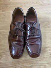 Barker England Leather Derby Shoes – Burgundy/Oxblood – Size 7.5 G (Wide Fit)