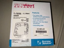 System Sensor SpectrAlert SBBR Red Advance Surface Mount Back Box