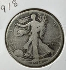 1918 WALKING LIBERTY HALF DOLLAR