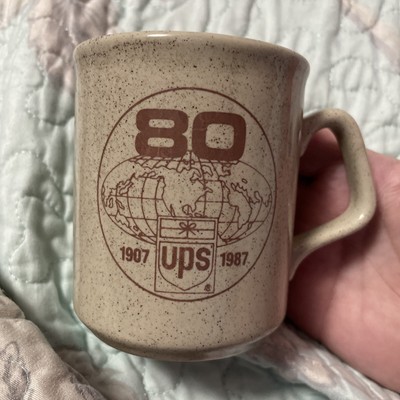 VTG UPS United Parcel Service 80TH Anniversary 1907-1987 Mug Vintage