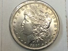 1891-O Morgan Dollar in almost uncirculated