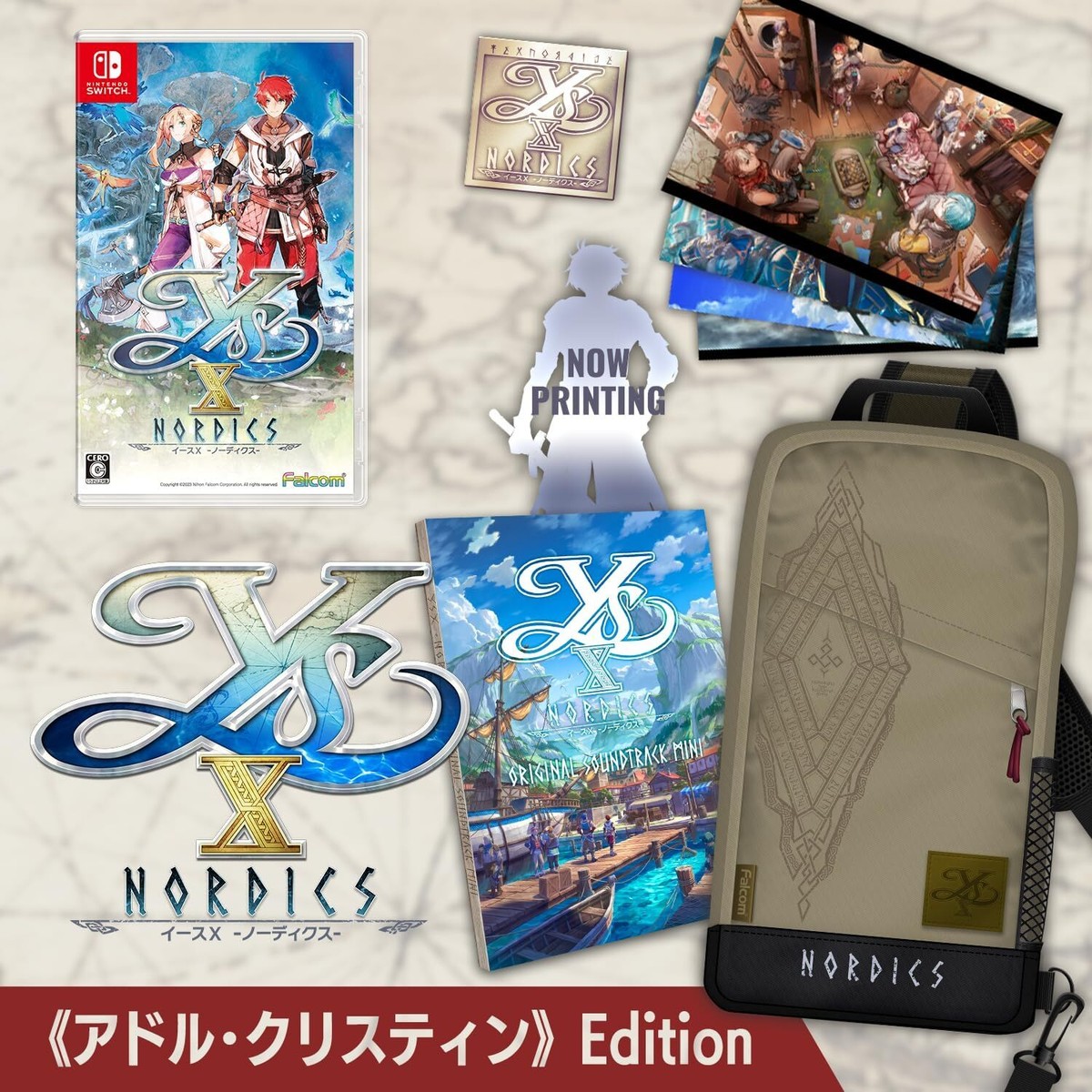 Ys X NORDICS PS4 PS5 SWITCH Video Games Japan Standard,Adol