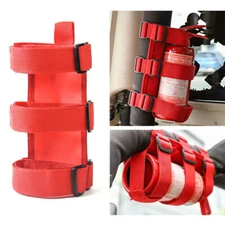 Adjustable Roll Bar Fire Extinguisher Holder Mount Strap for Jeep Wrangler 3lb