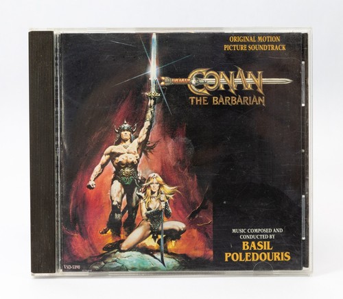 Conan the Barbarian Soundtrack Basil Poledouris CD 1982 Varese Sarabande GWC