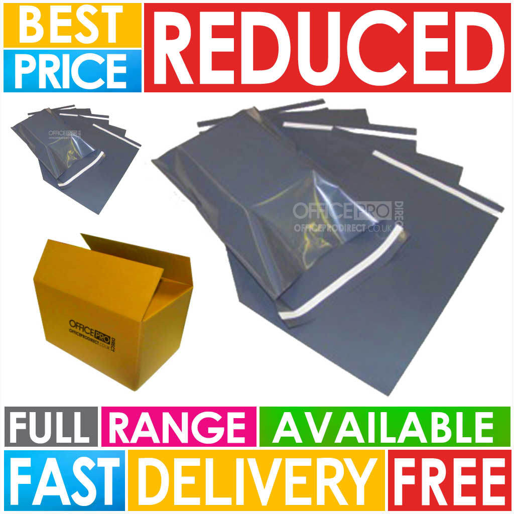 STRONG POLY MAILING POSTAGE POSTAL BAGS QUALITY SELF SEAL GREY PLASTIC MAILERS eBay