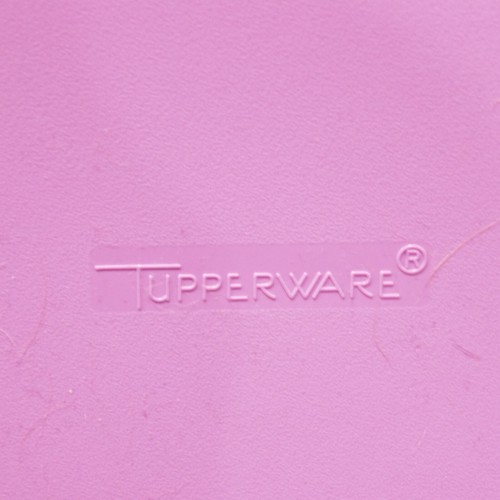 Vintage Tupperware Large Storage Tote Container pink purple 1650-1 lid tray - Picture 16 of 17
