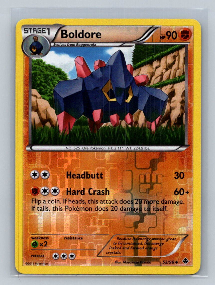 Boldore (52) Emerging Powers 52/98 Near Mint NM Reverse Holo