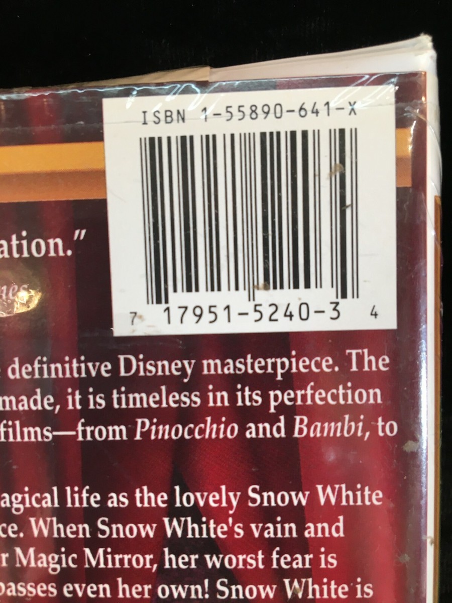 Snow White and the Seven Dwarfs (VHS, 1994) for sale online | eBay
