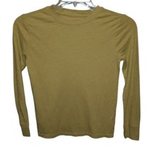Cat  Jack Boy's Long Sleeve Green Tee Size Medium 8/10 
