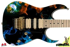 Guitar Skin Axe Wrap Re-skin Bass Body Reface Electric DIY Art Secret Prayer 505