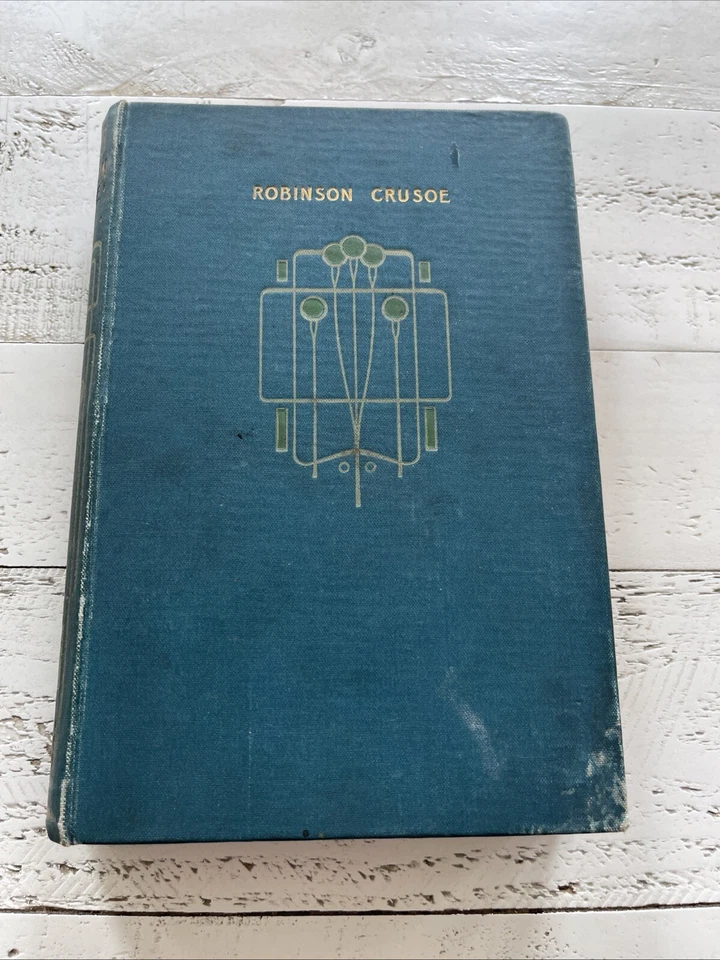 Robinson Crusoe Blackie’s Library Edition 1908 HC – Defoe - Image 2 of 4