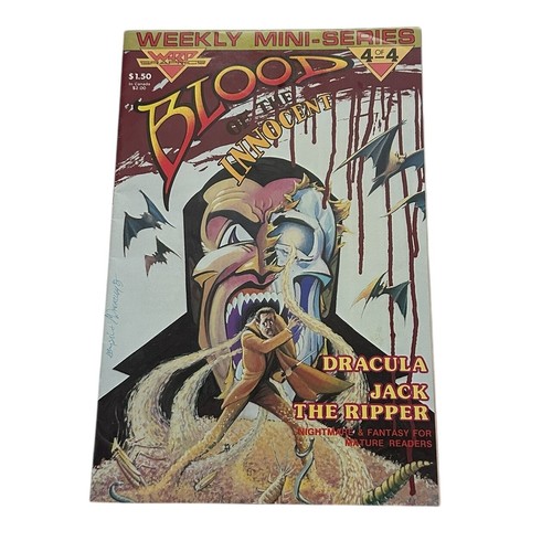 Warp Graphics Blood of the Innocent #4 Comic Book 1985 - Picture 1 of 2