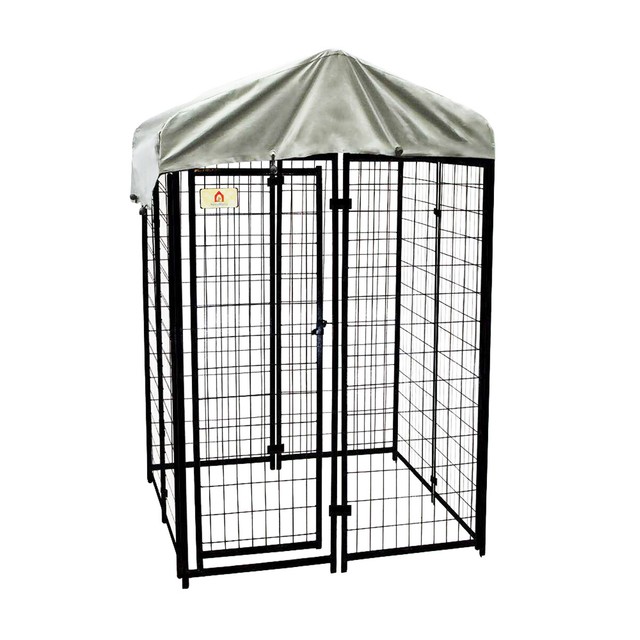 WeatherGuard 10' x 10' Dog Run Kennel Enclosure Waterproof Roof Cover