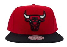 Mitchell & Ness NBA Chicago Bulls Team 2 Tone 2.0 Snapback Hat, Cap, New