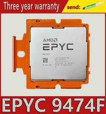 AMD EPYC Genoa 9474f 3.6GHz 48 core 96 thread SP5 320-400W CPU processor