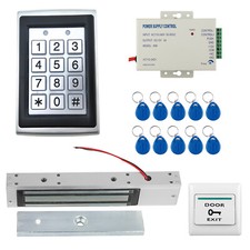 Waterproof Access Magnetic Lock Control RFID 125KHz Reader Password Keypad Exit