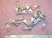 QTY (100) 22-16 AWG #6 HOLE UNINSULATED RING ...