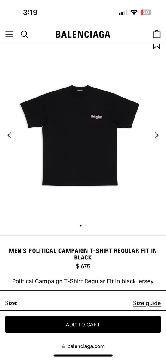 Balenciaga Oversized embroidered cotton-jersey T-shirt | eBay