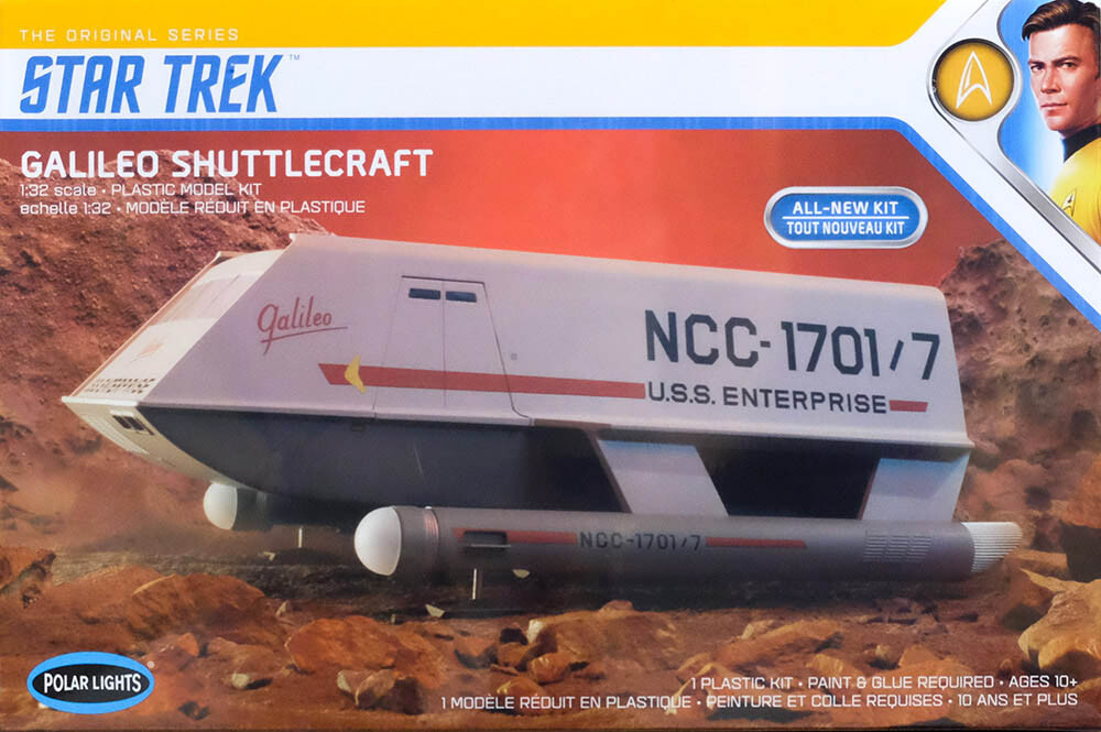 「スタートレック」ガリレオ・シャトルクラフト Star Trek USS Enterprise Galileo Shuttlecraft 1 32 polar Lights
