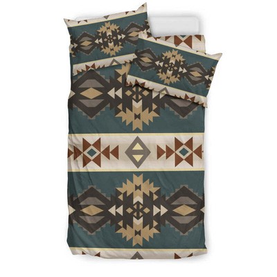 Native American Navajo Geometrische nahtlose Muster Bettwäsche Set LT10