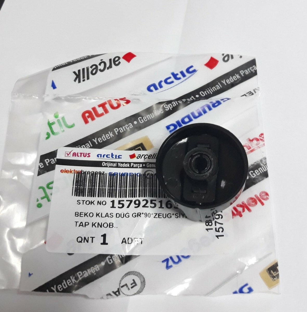 KIT 2 Pezzi Manopola (Originale Beko) Per Piano Cottura, Codice Ricambio: 157244012 - Foto 6