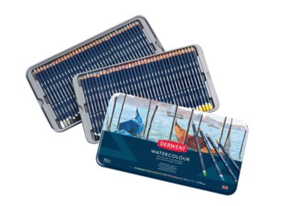 Derwent Aquarell Bleistifte Dose Set Von 72 Wasserlöslich Farben