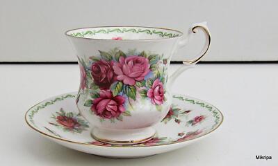 Queens,Rosina China;June Rose,Tasse mit Untertasse,Special Flowers