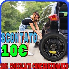 Platzsparend Notrad Ab 15 Rad 4 Löcher für Fiat 500 Ersatzteile Neu Notfall Auto