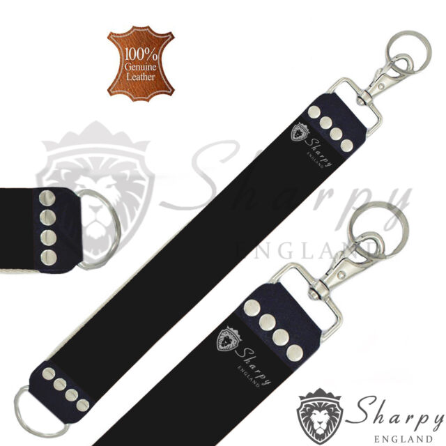 LEATHER STROP STRAP FOR SHARPENING STRAIGHT CUT THROAT SHAVING RAZOR WITH HOOK