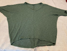 Soprano Med USA Loose Open Knit Dolman Sleeve Sweater USA Made