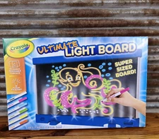 Crayola Ultimate Light Board (Red), Kids Light-Up Tracing Pad, Drawing Age 6+