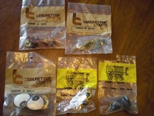 NEW Vintage LEISURETYME Crafts Plastic Eyes/Nose 5 packages