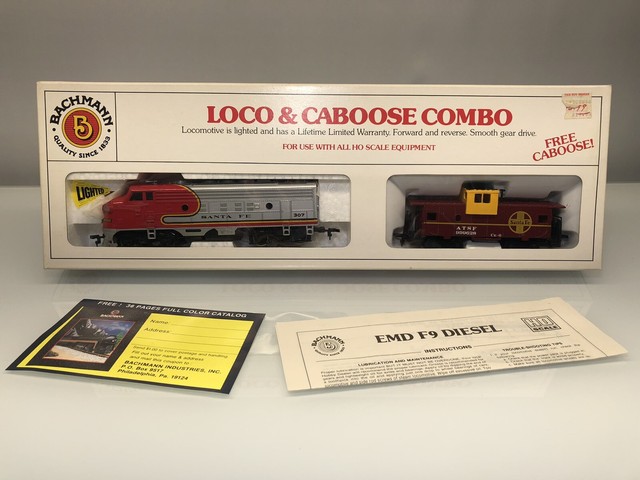 bachmann santa fe 307 train set