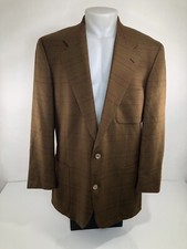AQUASCUTUM - Mens Sz. 44 Plaid LAMBSWOOL Daniel Taylor Blazer Jacket
