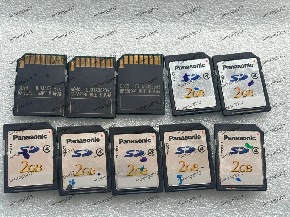 10PCS Panasonic 2GB SD Memory card - Image 2 of 2