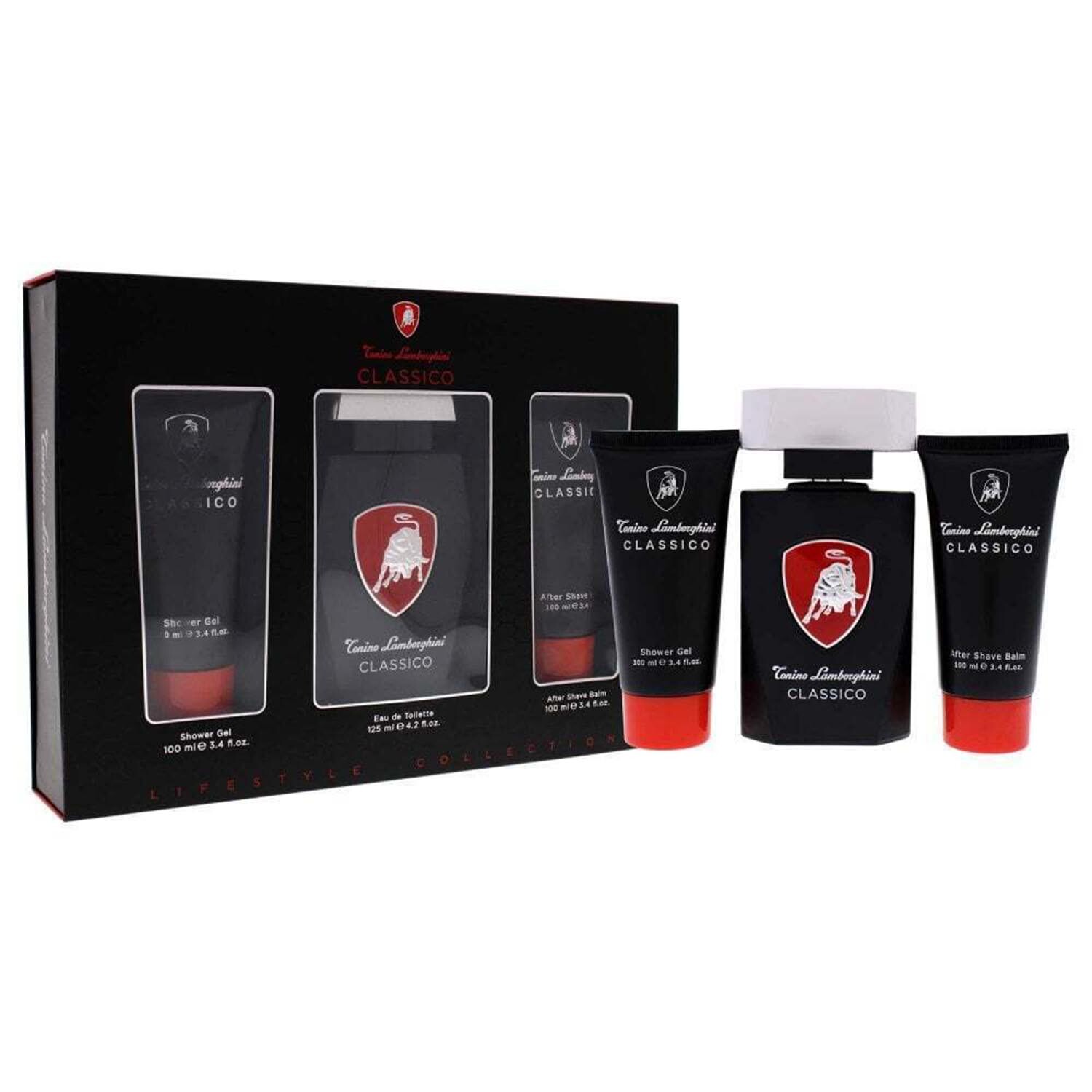 Tonino Lamborghini Classic Eau De Toilette 125ml Spray Gel De Baño 100ml Balsamo