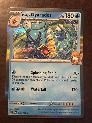Misty's Gyarados 49/182 Destined Rivals Holo Rare | eBay