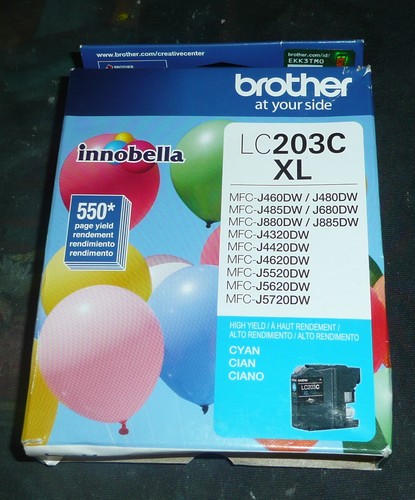 Buy New Genuine Brother LC203C XL Ink 