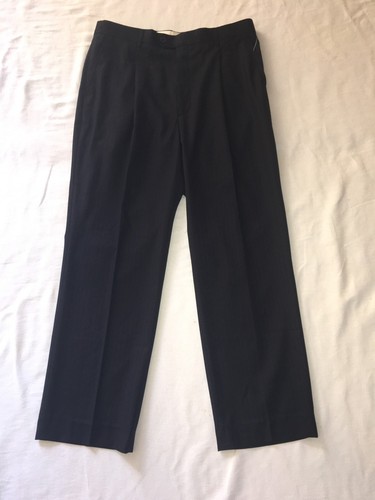 BALENCIAGA MENS PINSTRIPE TROUSERS 