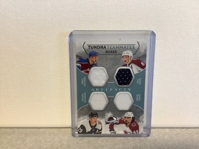 23-24 UD Artifacts Tundra Teammates Quad /99 Mackinnion Girard Makar Mikko T4COL